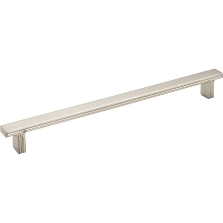 Jeffrey Alexander 228 mm Center-to-Center Satin Nickel Square Anwick Cabinet Pull 867-228SN